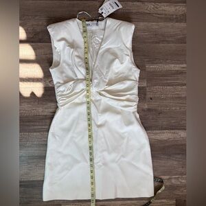 Zara White Dress with Elegant Design